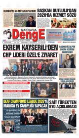 MANİSA'DA DENGE