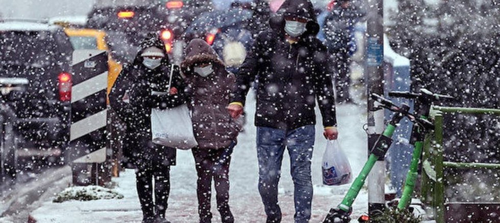 10 derece birden düşecek, lapa lapa kar geliyor