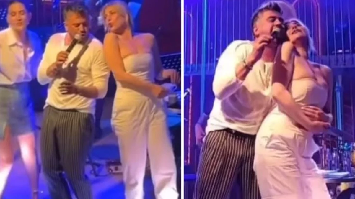 “Aşk yok, arkadaşız” diyen Gözde Kansu ve Emre Altuğ sarmaş dolaş dans etti