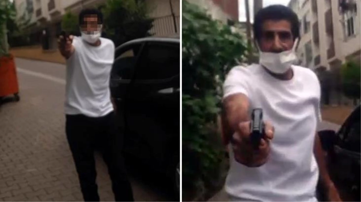 Boşanma aşamasındaki eşine silah çekip arabaya bindirmeye çalıştı