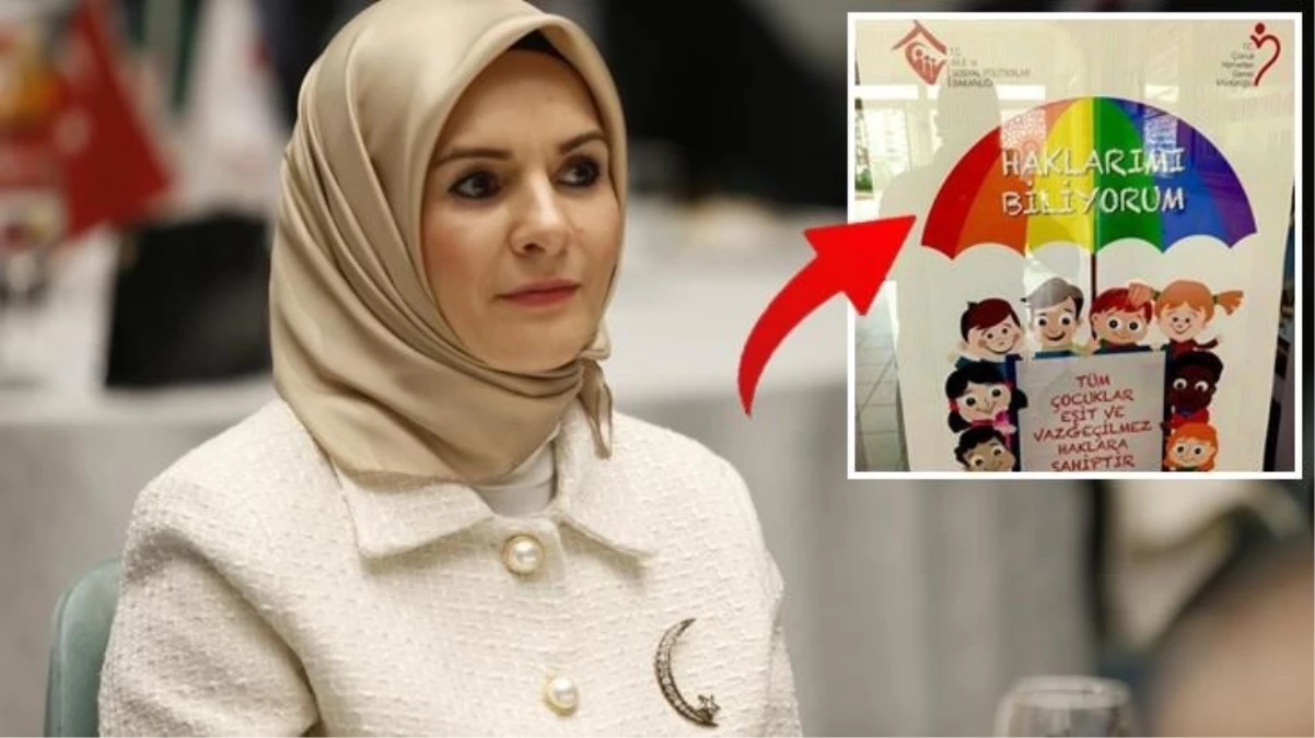 LGBT renkleriyle afiş yapıldığı iddialarına Aile ve Sosyal Hizmetler Bakanlığı’ndan yanıt
