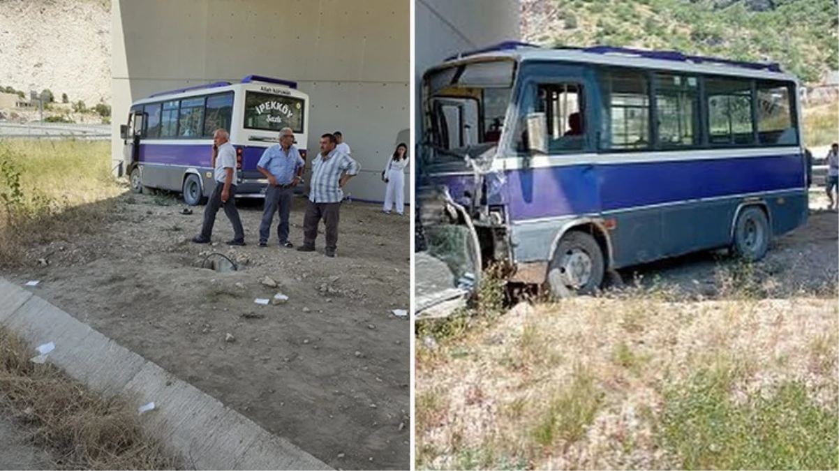 Amasya’da minibüs ve otomobil çarpıştı: 1’i bebek, 2’si çocuk 21 yaralı