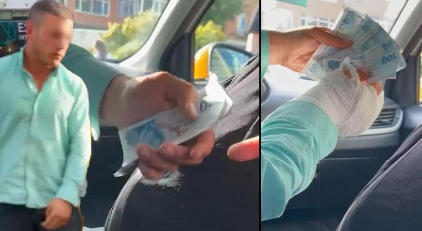 Her şeyi kaydettiler! Eminönü’nden Mecidiyeköy’e ‘900 lira’ istedi