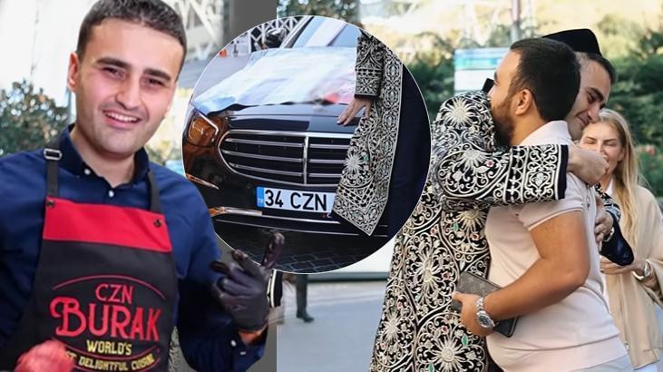 Yeni işi için araçlarını satan CZN Burak’a, Özbek hayranından son model hediye!