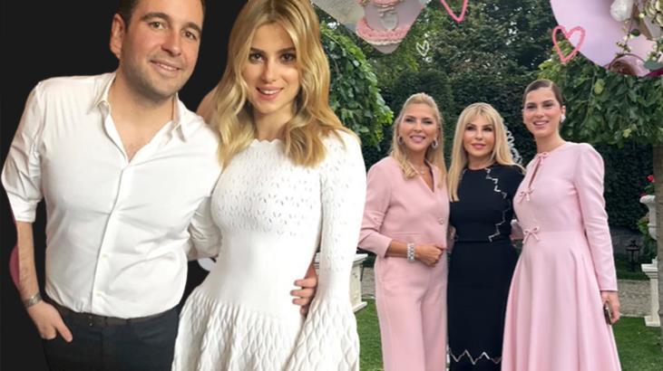 Nazlı Sabancı ve Hacı Sabancı’nın kızları Alara 40 günlük oldu!