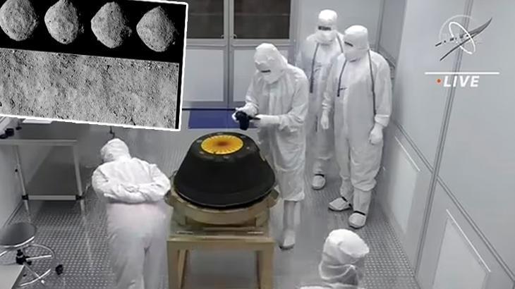 Uzaydan gelen Bennu’da gizemli element! Siyah bir toz gibi