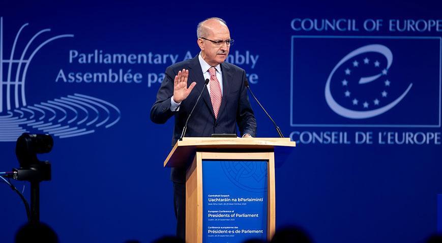 TBMM Başkanı Numan Kurtulmuş, Avrupalı mevkidaşlarına hitap etti