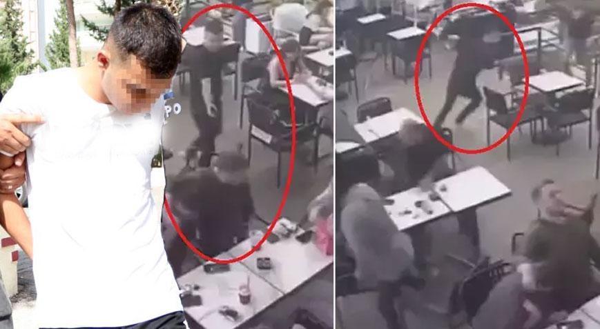 Kafede oturan genci sırtından vurmuştu! Sebebi ortaya çıktı