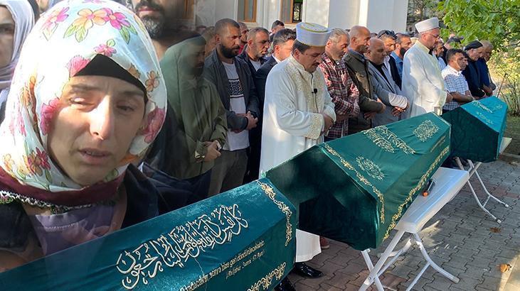 Sancaktepe’de inşaatta cansız bedenleri bulunan 3 kardeş son yolculuğuna uğurlandı