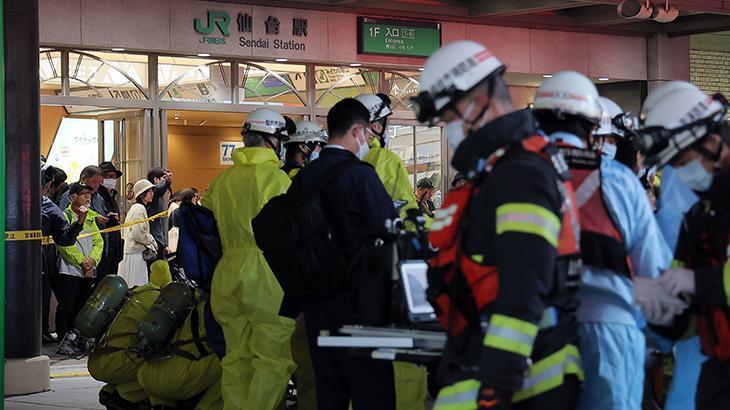 Japonya’da kimyasal madde paniği! Tren boşaltıldı