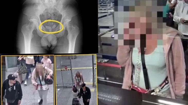 Röntgen filmininde ortaya çıktı! Havalimanında akılalmaz taktik