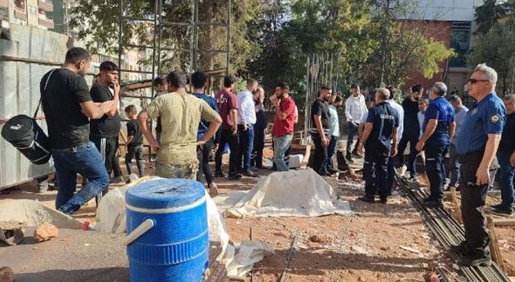 Yer: Mardin! Kütüphane inşaatında çökme