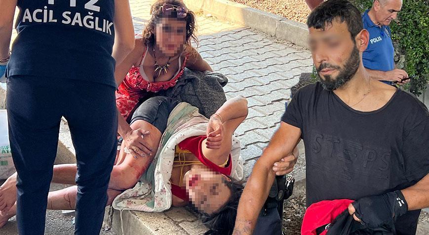 Antalya’da dehşet! Kız arkadaşını sokak ortasında bıçakladı