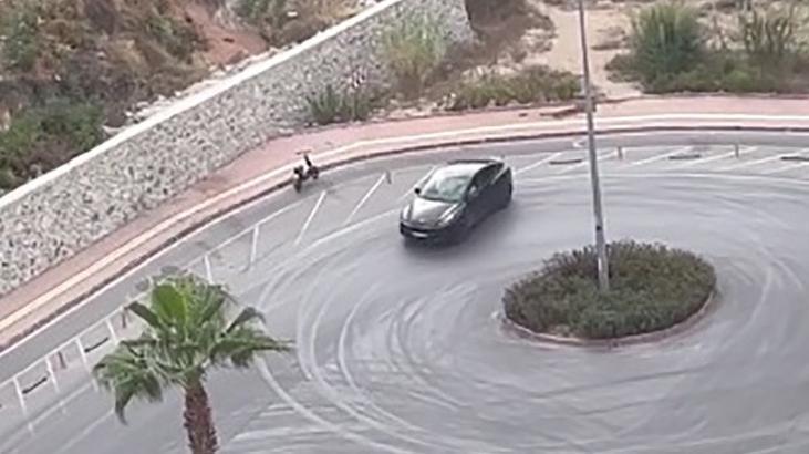 Ehliyeti daimi olarak iptal edildi! Tesla ile drift pahalıya patladı