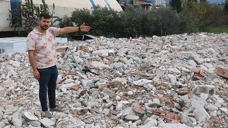 Depremzedeye 400 bin TL’lik moloz engeli