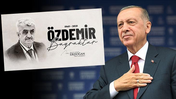 Cumhurbaşkanı Erdoğan, Özdemir Bayraktar’ı ölüm yıl dönümünde andı