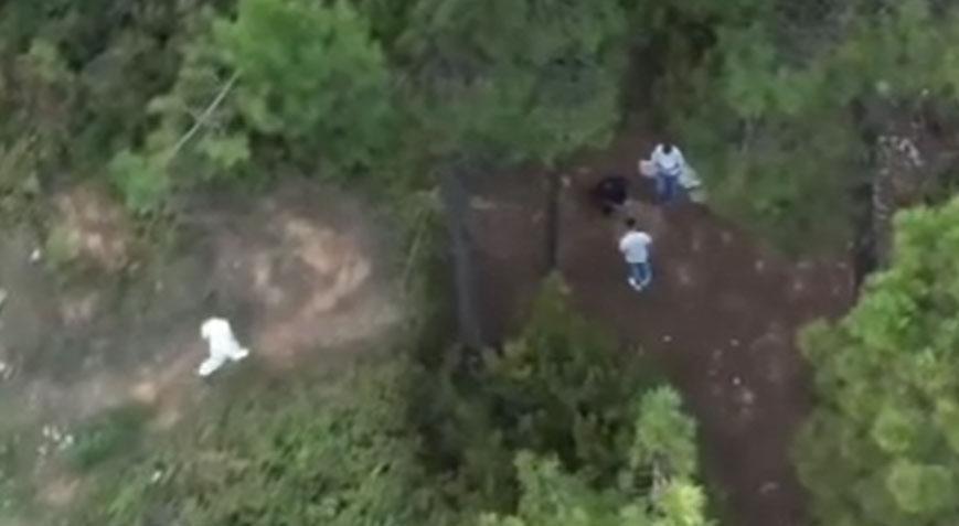 Uyuz hastası ormana özel tulumla girdi! Adım adım izlendi, kimliği şoke etti