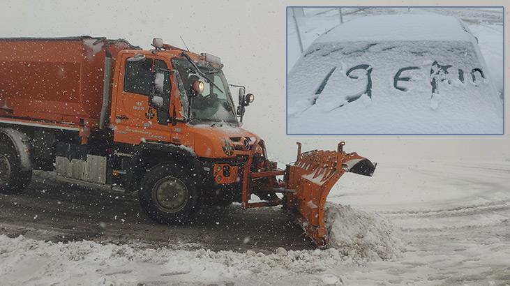 Son dakika… Bu görüntüler Türkiye’den! İki ilde kar yağışı etkili oldu