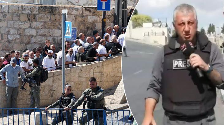 İkinci cuma! Mescid-i Aksa’da İsrail polisi her yeri sardı
