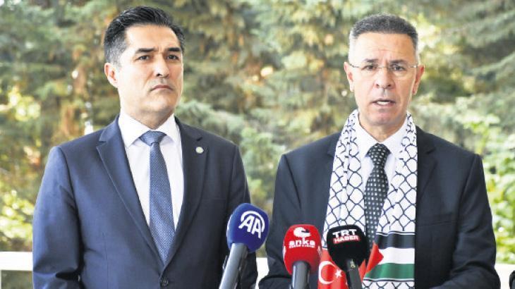 İYİ Parti’den Filistin Büyükelçisi’ne ziyaret