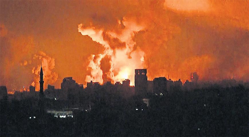 Gazze’ye en ağır bombardıman