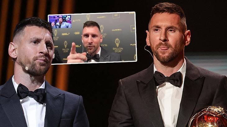 Ballon d’Or ödül törenine Messi’nin küfürü damga vurdu! ‘Geçen gün yaptığın şey hoşuma gitmedi’