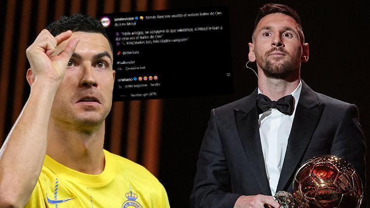 Ronaldo’dan Messi’nin aldığı Ballon d’Or ödülüne şok tepki!