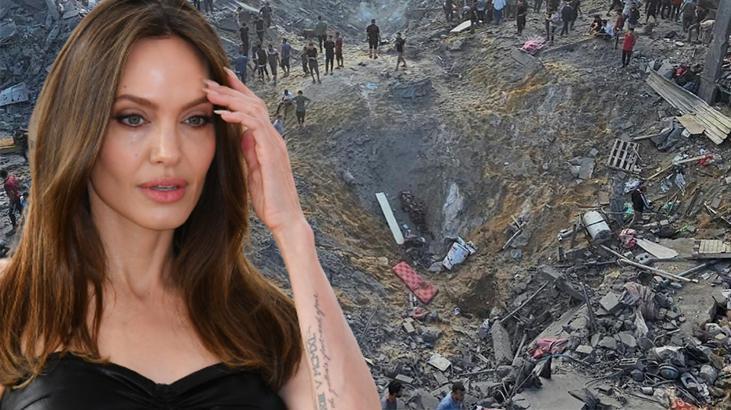 Angelina Jolie’den mülteci kampının bombalanmasına tepki! ‘Gazze toplu mezara dönüşüyor’