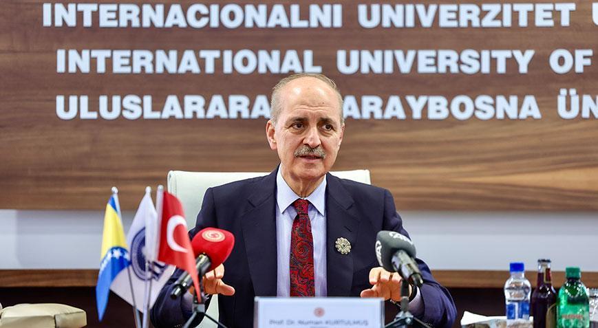 Meclis Başkanı Kurtulmuş’tan İsrail tepkisi: Seyirci kalanlar da onlar kadar suçlu