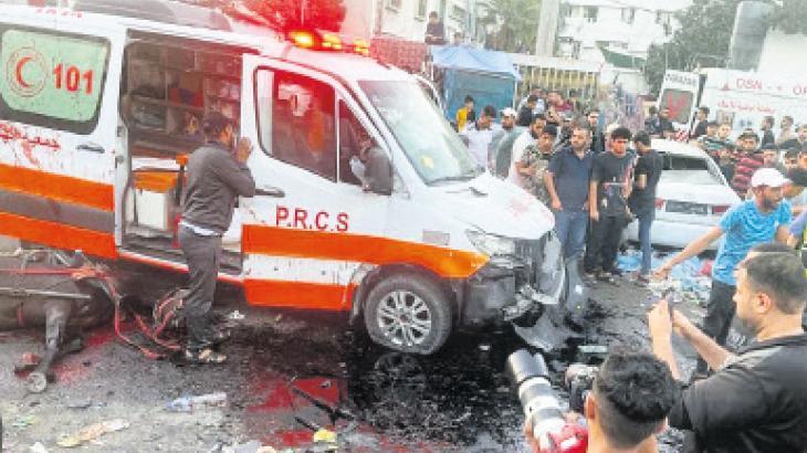 Ambulans konyovu ve okulu bile bombaladılar