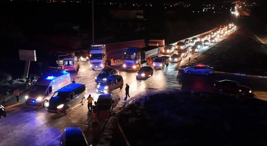 Milas’ta zincirleme trafik kazası! 5 kişi yaralandı