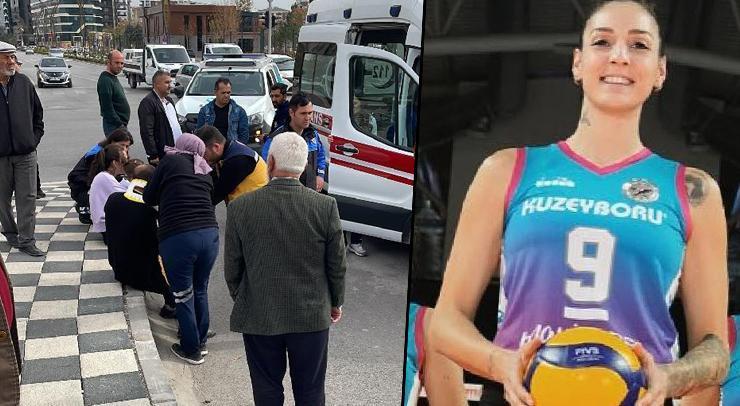 Milli voleybolcu Büşra Kılıçlı trafik kazası geçirdi