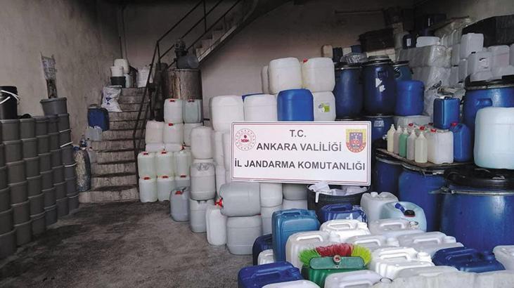 Ankara’da sahte deterjan operasyonu! 15 ton ele geçirildi