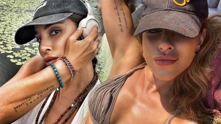 Irmak Ünal’dan bikinili kas şov!