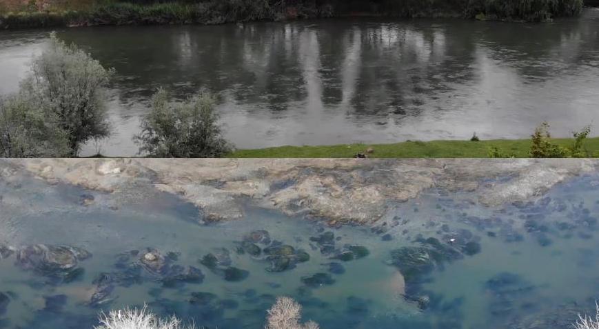 Kızılırmak alarm veriyor! İki fotoğraf arasında sadece 5 ay var