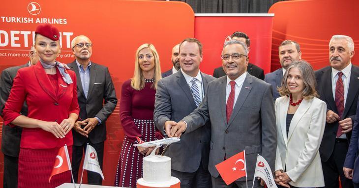 THY’den Detroit’e direkt uçuş