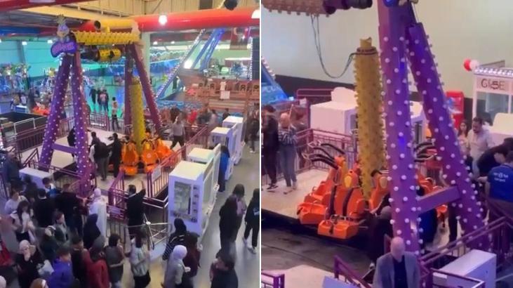 Bursa’da oyun salonunda dehşet! Bağlantı demiri kopan salıncakta 5 çocuk yaralandı
