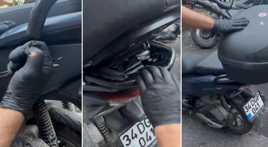 Akılalmaz uyuşturucu zulası! Hepsi telli düzenekten fışkırdı