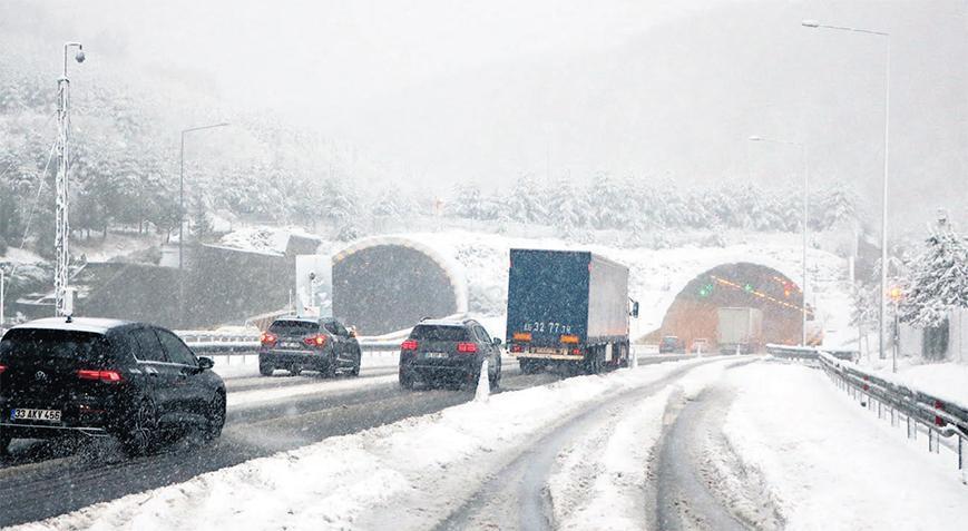 Kış fırtına gibi geldi!