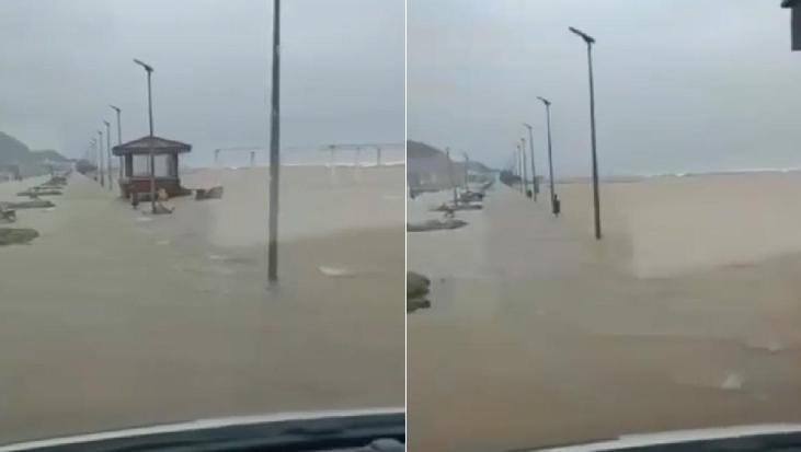 Bursa’da dalgaların boyu 3 metreyi aştı