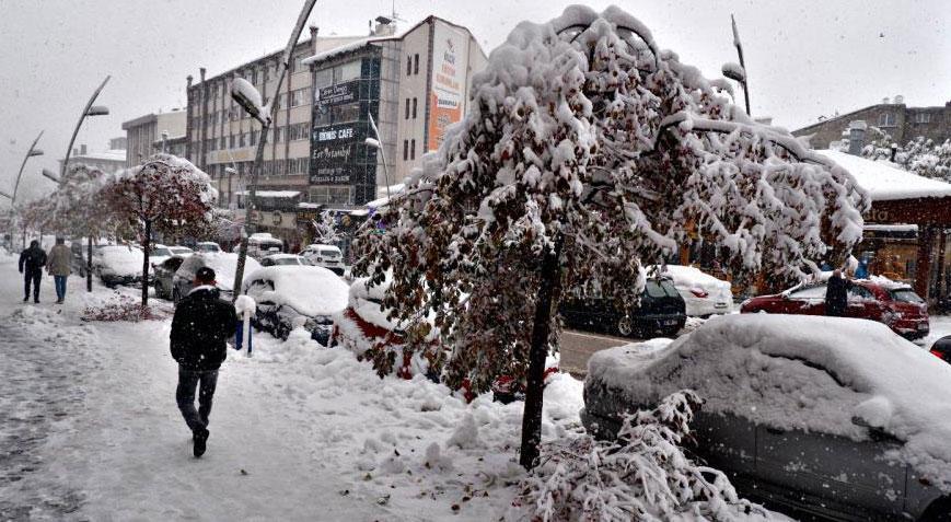 Erzurum’da kar esareti! Hayat durma noktasına geldi