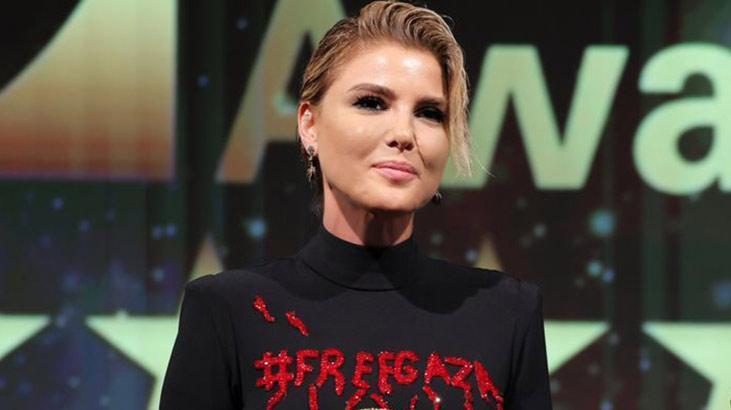 Gülben Ergen’in Filistin konuşması alkış topladı