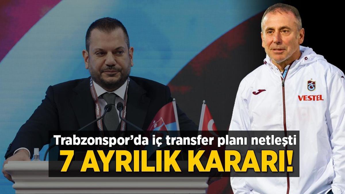 Trabzonspor’da yaprak dökümü! 7 ayrılık kararı