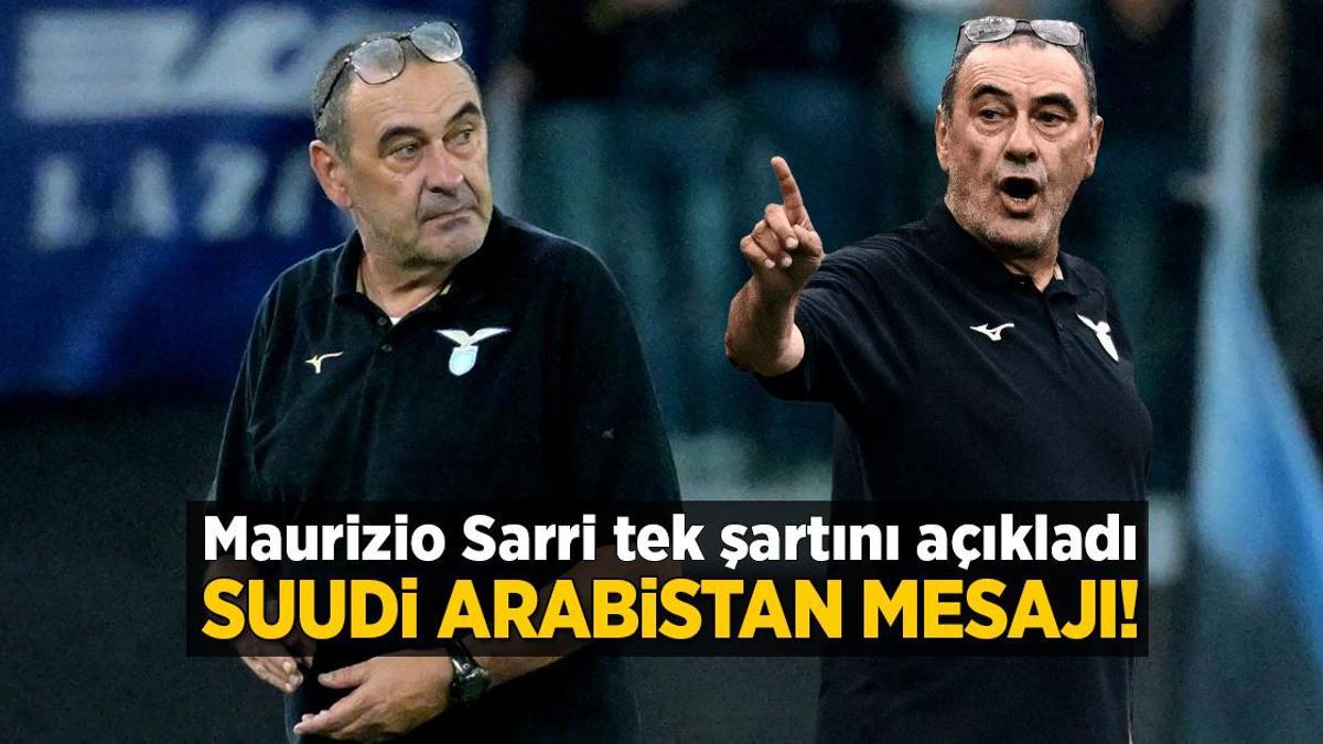 Maurizio Sarri’den ilginç Suudi Arabistan talebi! Sigara izni şartı