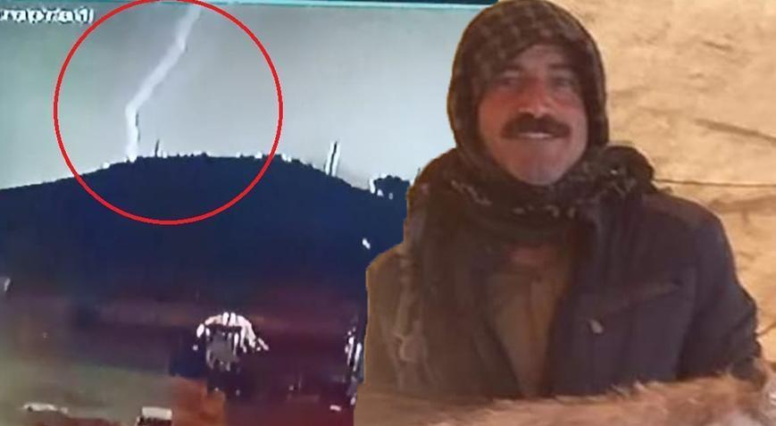 Çoban feci şekilde can vermişti! Yıldırımın düşme anı ortaya çıktı