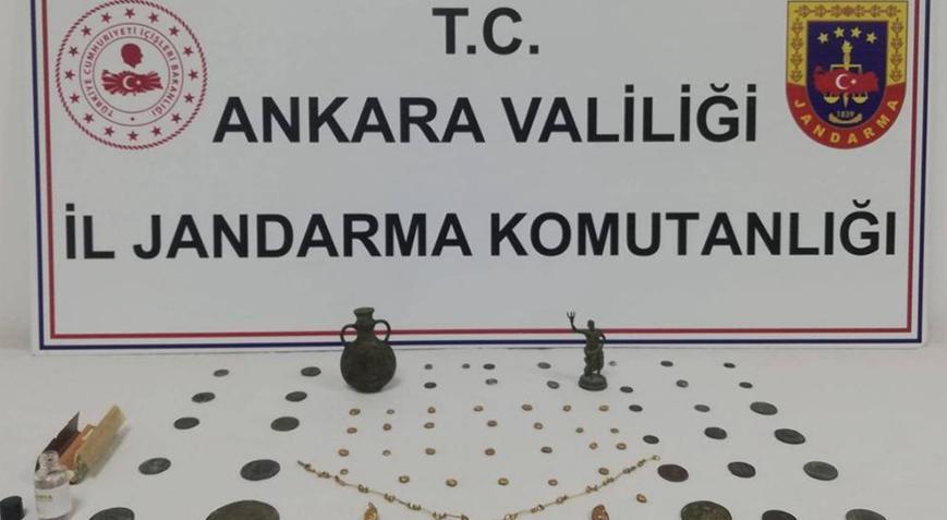 Roma ve Osmanlı dönemlerine ait! Ankara’da 63 sikke ele geçirildi