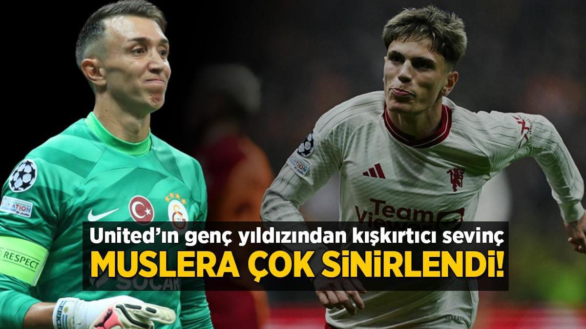 Galatasaray’da Fernando Muslera çok sinirlendi! Manchester United’da Alejandro Garnacho’dan kışkırtıcı sevinç