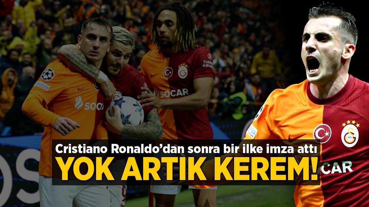 Yok artık Kerem Aktürkoğlu! Cristiano Ronaldo’dan sonra bir ilk