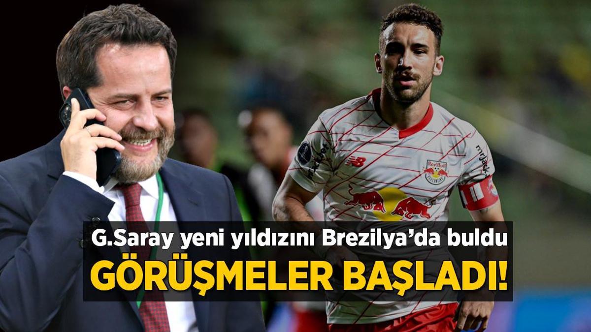 Galatasaray yeni yıldızını Brezilya’da buldu! Transfer görüşmeleri başladı