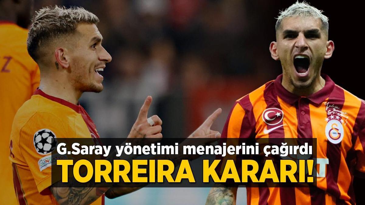 Galatasaray’da Lucas Torreira kararı! Yönetim menajerini çağırdı